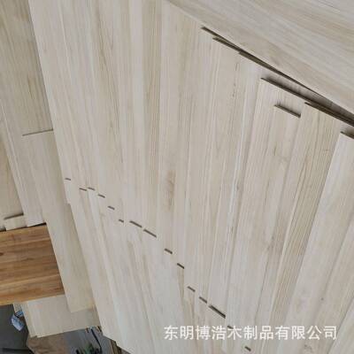 菏泽木直拼板UNB指接板风发力电叶片轻桐木桐泡桐木