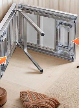 新款户厚厨房便特携式工叠作台不锈钢折桌长方形外HNA摆摊操作台