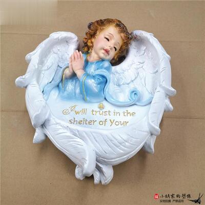 使28cm天圣水池树脂挂件教柜堂电视墙壁塑像工艺20111-品30