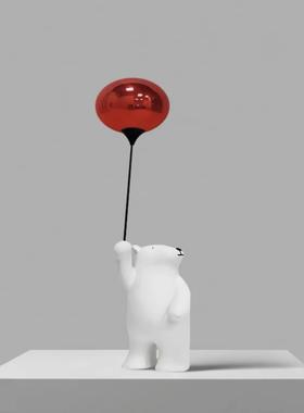 儿童样板房DS8379气球熊摆件轻奢客厅展厅店场店面网酒橱窗商创意