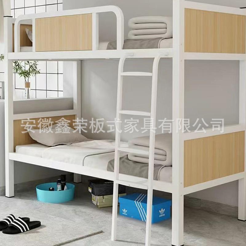 双层铁架生床带爬专用梯+双层铁架护栏钢管可开票学床双人床宿舍