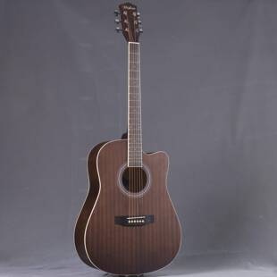 器桶练习琴乐工 4寸1沙比利民谣吉他571初学者入D门椴木吉他A