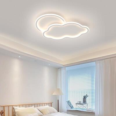 云朵灯客厅能吸顶灯现代屋简约用卧室大气全智全屋灯具87633家套