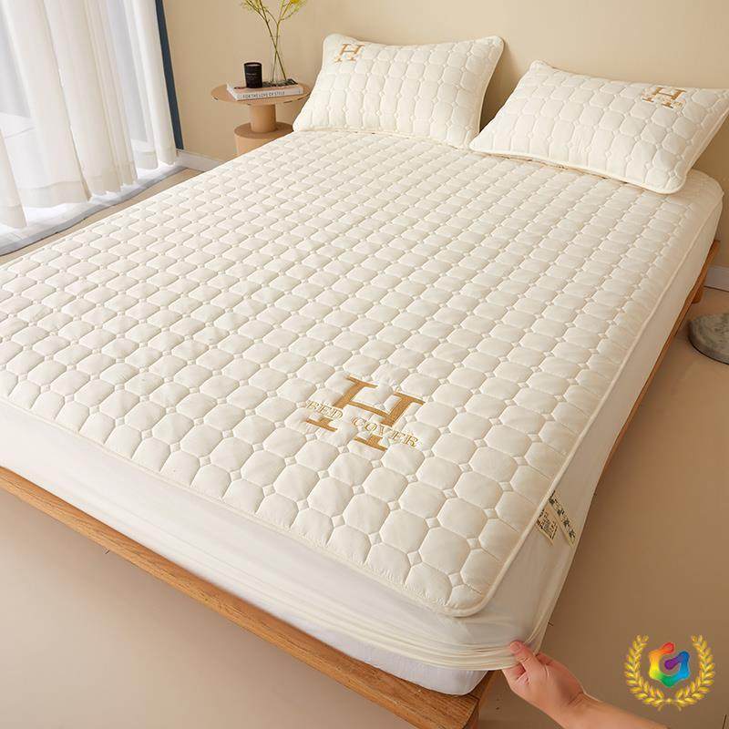 思?单床防Fh(h(&aq滑垫2025新款夹棉加厚单床笠件防滑席梦床垫保,床上用品,床裙,淘宝优惠券,粉丝福利购,淘宝优惠卷