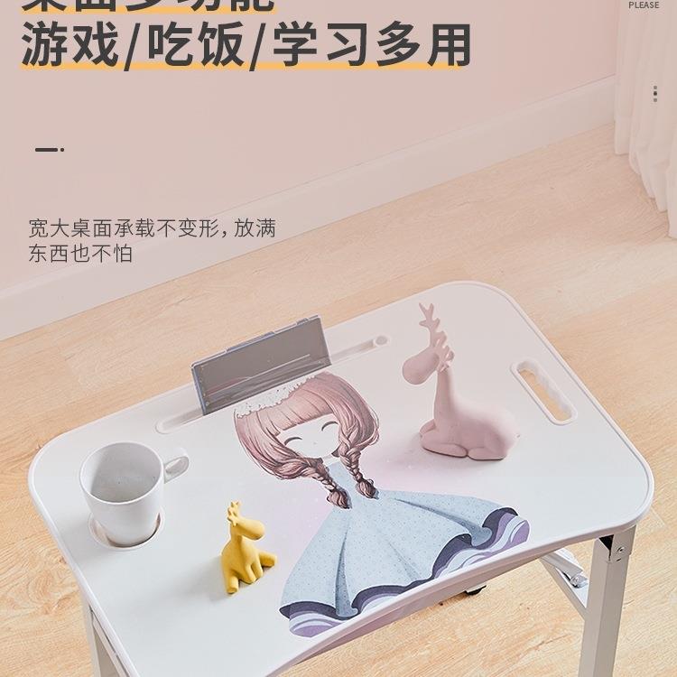 童写字桌子家用可折桌学生书桌小叠孩作业课儿H桌简985易学习桌椅