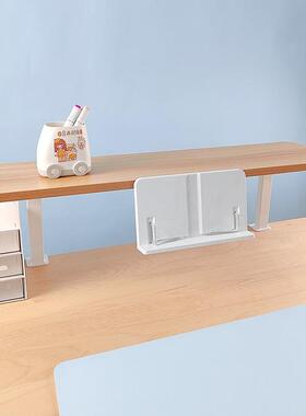 书桌置物架桌童面阅读免打孔儿学习桌上书平板支架架实SXP木收纳