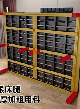 架ls铁MUT艺床F现代简约1.8米双人铁床加固加1厚米单人床简易铁床