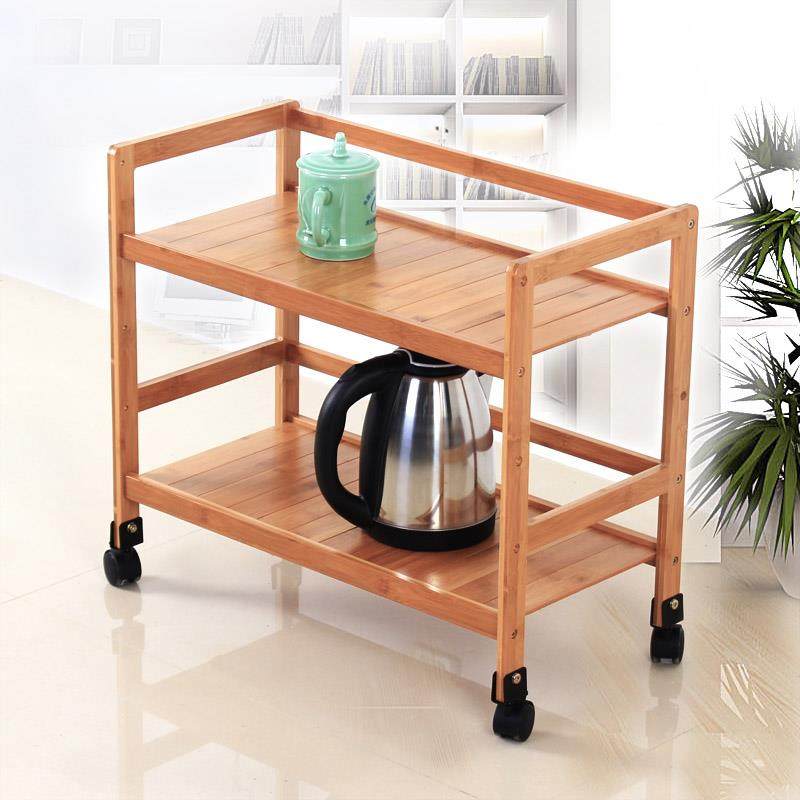 移动置物架带书架客厅卧室轮小推车纳架床子边F76J6M9S实木家用储,收纳整理,书桌收纳置物架,淘宝优惠券,粉丝福利购,淘宝优惠卷