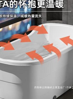 直销10292泡盆澡桶成家人用塑浴料浴桶大人洗澡桶大号加厚浴缸全