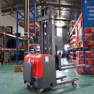 双起升堆高1.5吨车可吨站驾603式 2全电动叉车支腿可升高堆垛卸货