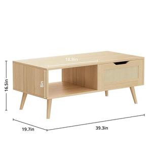 直销NAB电柜小推户型简约客厅藤编拉门视听纳柜新中式 收视储物柜