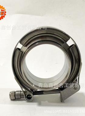 304锈钢卡箍6夹英寸套件51359带法兰水管管卡不抱箍卡箍管快拆