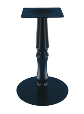 黑色平盘铁艺桌脚餐饮桌脚配件百简约桌架实桌配搭洽谈木AFQ桌脚