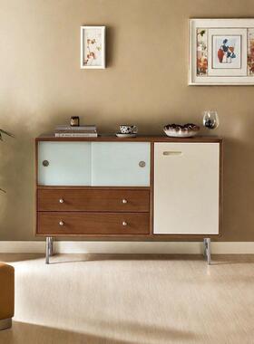 TIGO复古古一实木餐边柜中风樱桃木体储67643靠墙客厅物柜收纳玄