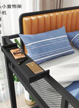 简约铁艺高架床小29830阁功单上层多能省空间铁架床楼户型上床下