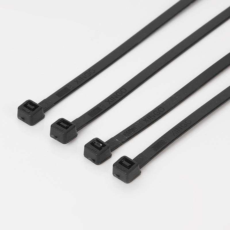 自锁式尼龙扎带0*076m白m色黑色扎CRC1带