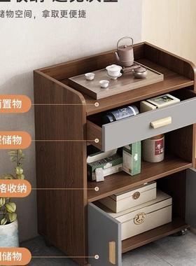 茶水柜餐边柜靠墙一厅体小柜子储物柜58822客边柜置柜立矮柜柜收