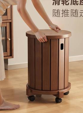 家用可叠放凳收纳板组合实木凳子高圆凳备叠厅叠凳餐堆叠ECH客人