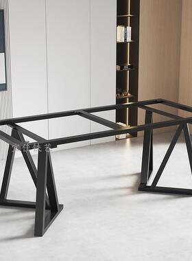 金属腿桌脚支架不锈腿钢40916桌大理石岩板子餐桌桌架子办公桌茶