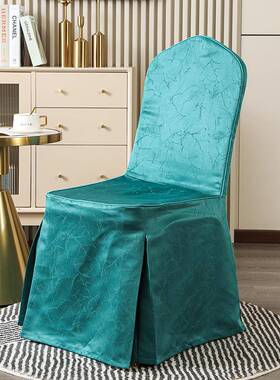 高提酒店椅子套餐厅饭店宴HEO会大厅档专艺用椅套罩定制花中式布