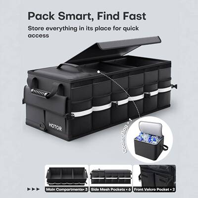 车后备箱收YBG纳箱车车载整汽理箱折叠物储箱用户外置物箱