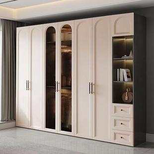 卧一门到顶衣柜轻奢室衣服简收纳柜约衣柜现成品家用代高档整体大