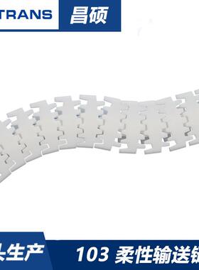 103形链条链板塑料流水线防滑输齿送带耐高温76690低温可抗静电材