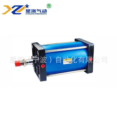 浙气动-QGBF-F1全铁气缸QGB非标大缸径大推M力重型GJE气缸铁铝合