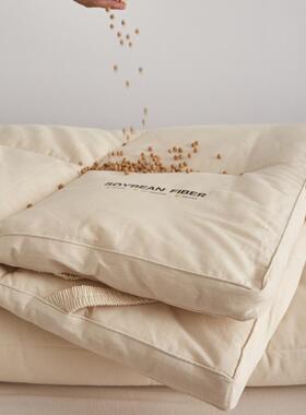 a类大全棉贴身透气保原40171棉纯棉豆床暖褥垫日朴真5cm式床垫子