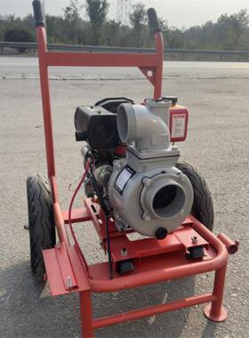 柴柴油173风冷SVI03寸8自型号吸泵手推油减震垫抽水泵