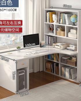 学生家转写角书桌书架一体USY桌卧简易室学习用字桌简约电脑桌带