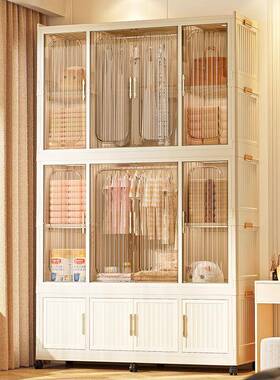 家功用卧室折玩叠简易衣服置48017物柜宝宝儿童衣服收具储物柜多