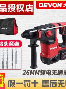 大有大20V充镐电电锤无刷SYF电有冲击钻三用重型电工业级电动锂工