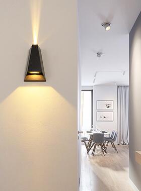 现代简约10W双头发ld壁灯室内348室外公寓走廊e楼梯壁过道防水光