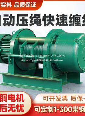 重型卷扬机/3/5QRA吨v380建筑工地船用吊芦机电动牵引葫2起重提升