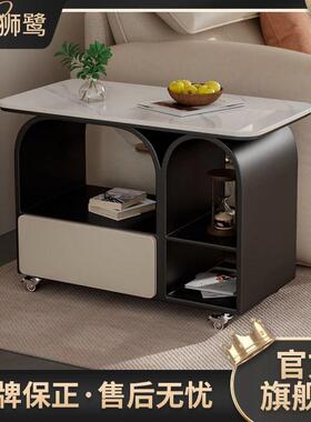 奶油轻奢沙发茶几用柜床头柜现代家小XSH户型客厅小边移动储物推