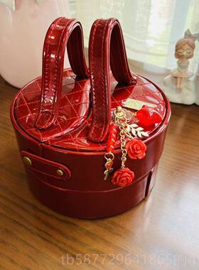 正品MINDY乐咪迪甜美公主国首盒珠宝盒饰饰品盒戒指韩盒收纳盒送