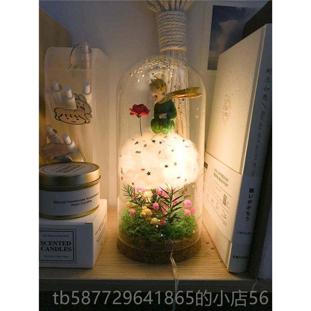 正品小王子夜灯DY圣诞手工礼物少女心小闺蜜I生日母节520亲永生花