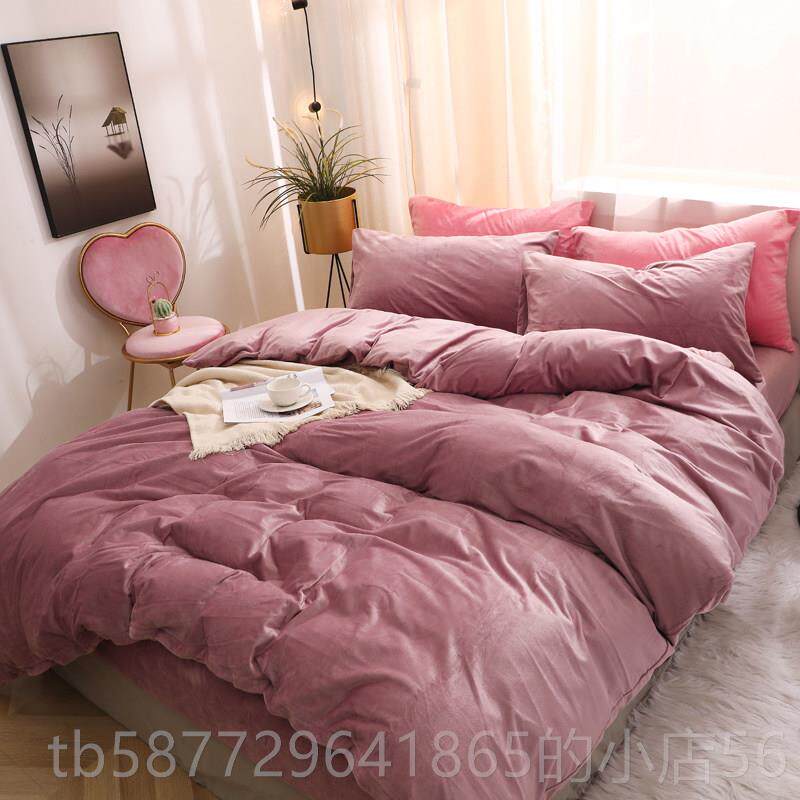 正品定0做定天鹅绒床上四制件套珊瑚绒床笠22x229x30x250x248x22.