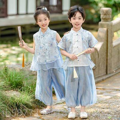 正品儿童表演服装印度服装男子民园族风傣格族舞蹈汉幼儿小代学生