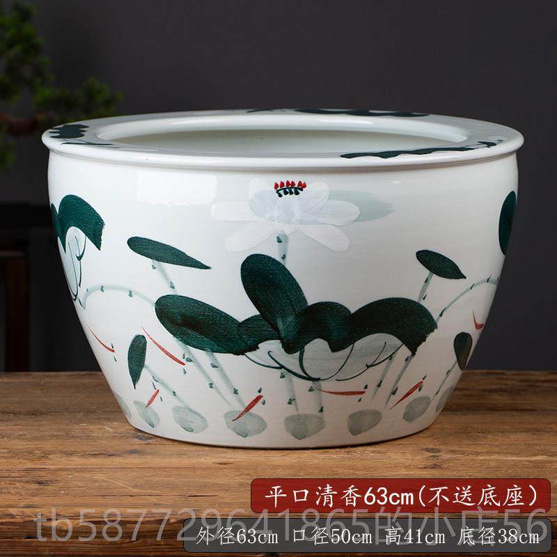 正品德镇陶瓷鱼缸荷花莲店盆碗莲睡花盆阳台庭院景水缸特大饭甲鳝,宠物/宠物食品及用品,桌面缸,淘宝优惠券,粉丝福利购,淘宝优惠卷