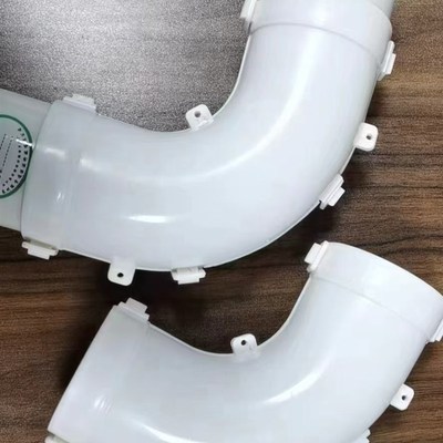 PPR保温管外壳接头PVC聚氨酯发泡外包连接片卡扣大弯90度大弧弯头