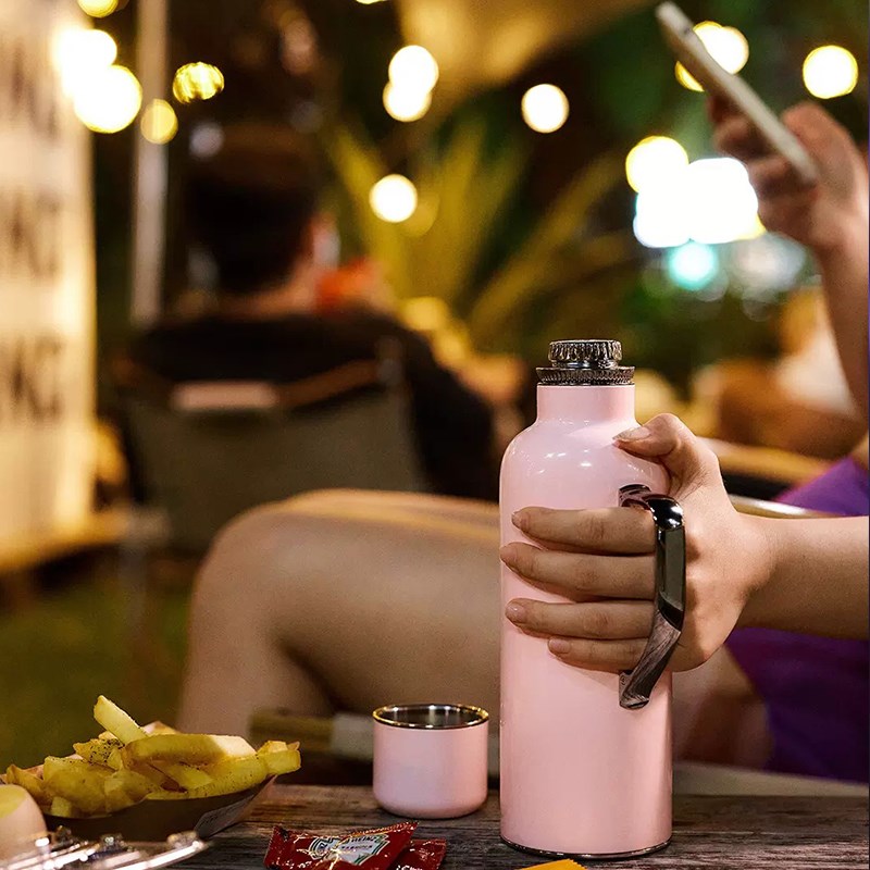 学古传家壶迷你 热水壶焖茶壶暖瓶暖壶家用保温保温瓶595ml