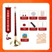 高档初学者调唢呐树脂乌木入学生民族吹乐器奏成人门D降B调中号喇