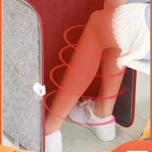 电热取暖器脚下办公桌下挡腿板加热桌下专用取暖器办公室脚下加热