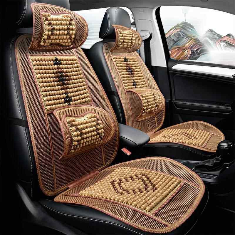 CHR雷凌锋威兰达凯美瑞汉兰达威飒木珠坐垫透气腰靠座套夏季凉垫,汽车用品/电子/清洗/改装,通用座套/座垫,淘宝优惠券,粉丝福利购,淘宝优惠卷