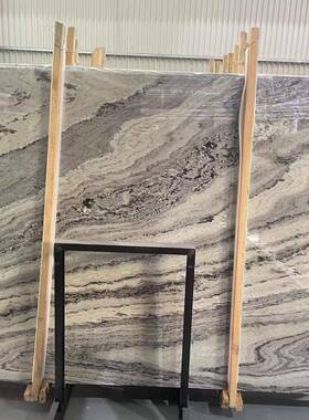 彩蝶天12852然奢石房厨岛台台面面大理石餐桌灰面橱柜背景墙