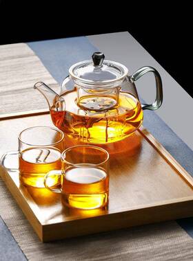 水果花茶茶壶热套29222装下午玻璃茶具用温茶器蜡烛加底家座烛台