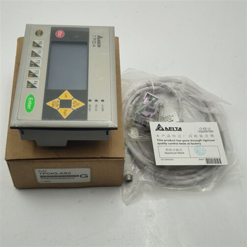 原装DELTA台达文本显示器TP04G-AS2 24VDC 3.5W带通讯线支架 现货