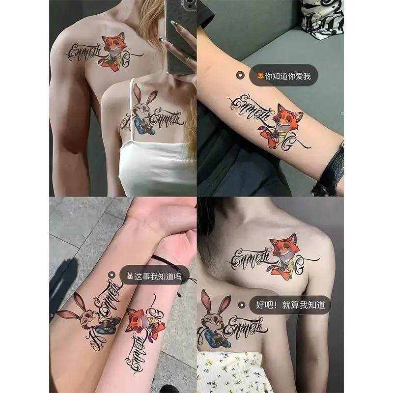 【下单立减50】朱迪和尼克彩色纹身贴兔子警官情侣闺蜜锁骨手臂HX,家居饰品,其他贴饰,淘宝优惠券,粉丝福利购,淘宝优惠卷